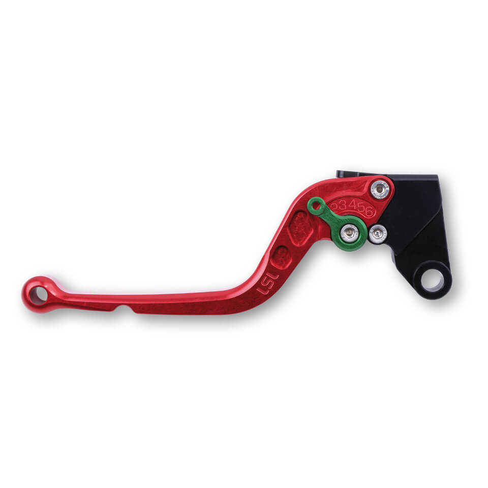 LSL Brake lever R75, red / green, green