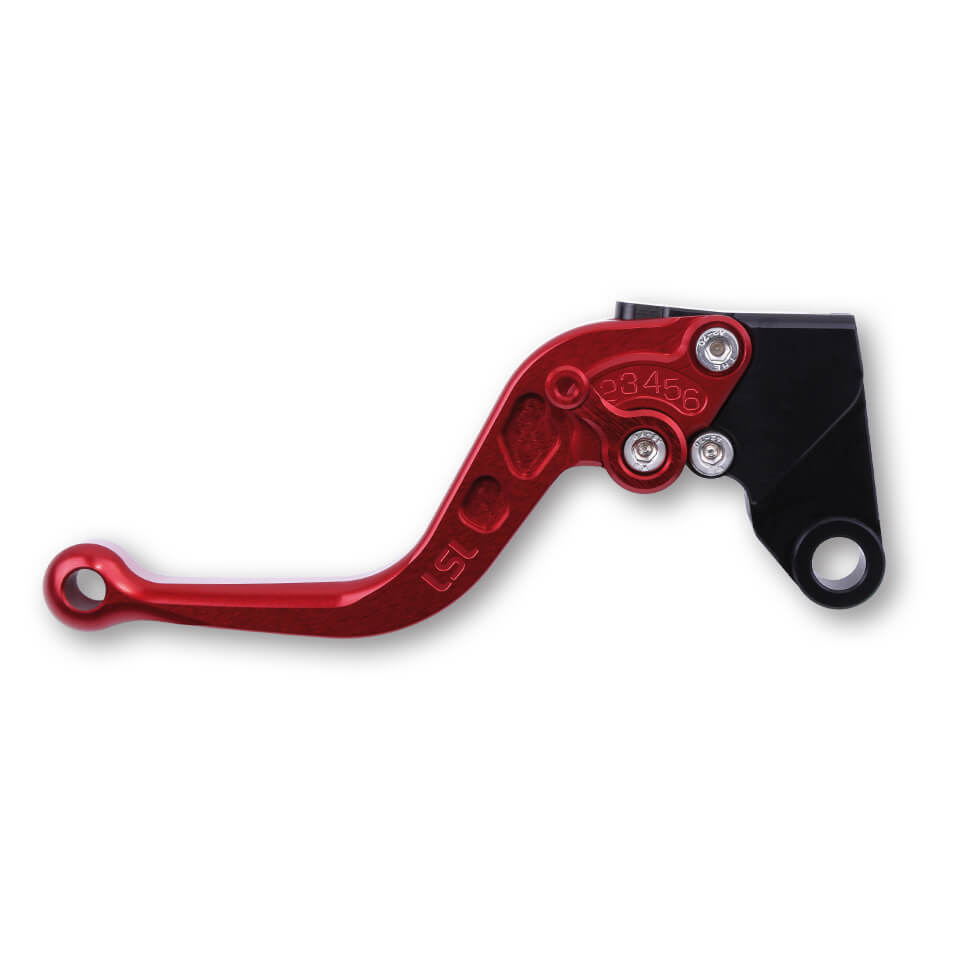 LSL Brake lever R75, short, red / red, red