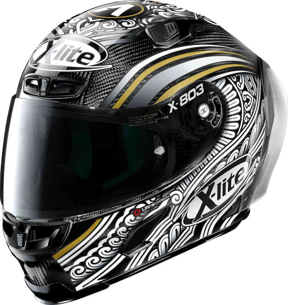 X Lite X 803 RS Ultra Carbon Replica A.Canet Test Helmet buy cheap FC Moto