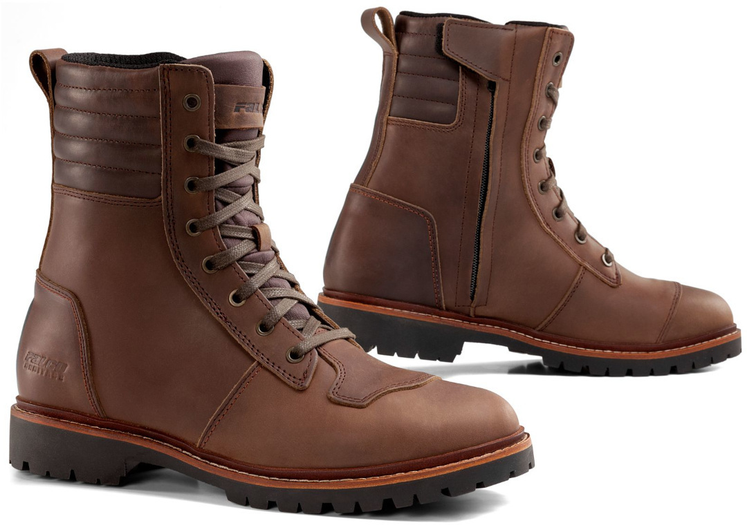 Falco Rooster Motorcycle Boots, brown, Size 42, brown, Size 42