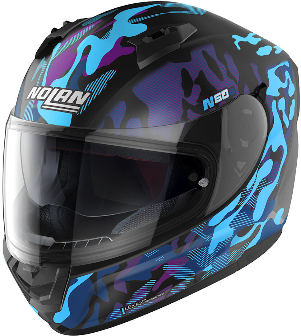 Nolan N60-6 Foxtrot Helmet, black-blue, Size XS, black-blue, Size XS