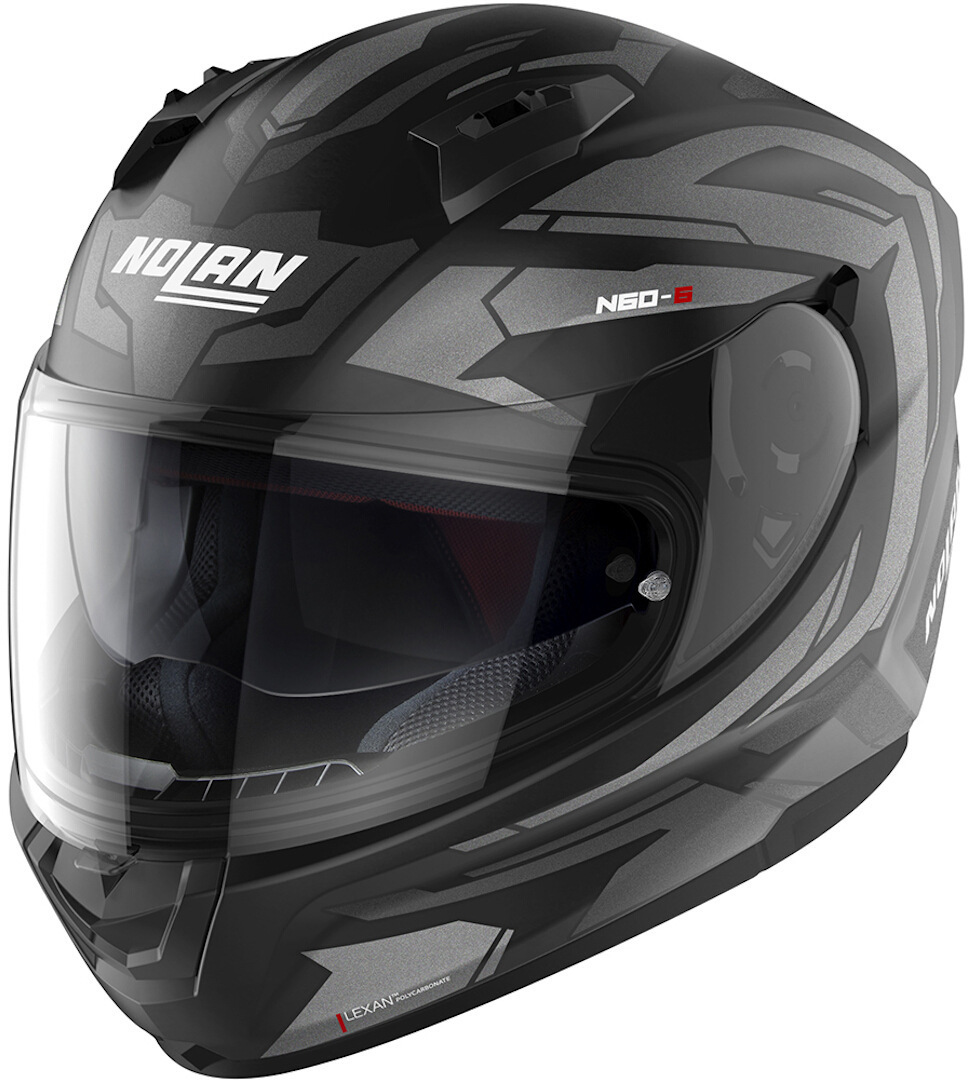 Nolan N60-6 Anchor Helm, zwart-grijs, afmeting M