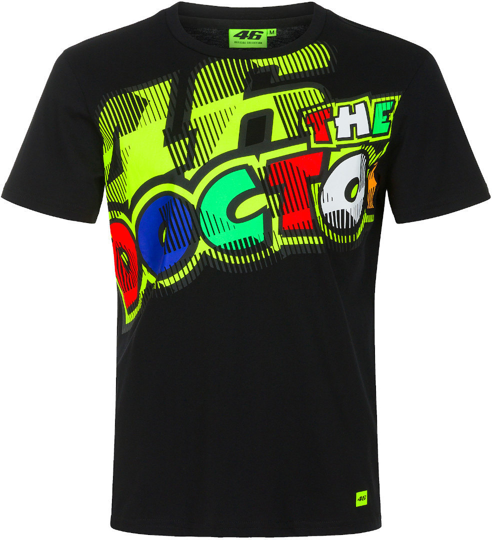 VR46 The Doctor 46 T-Shirt, black-multicolored, Size XS, black-multicolored, Size XS