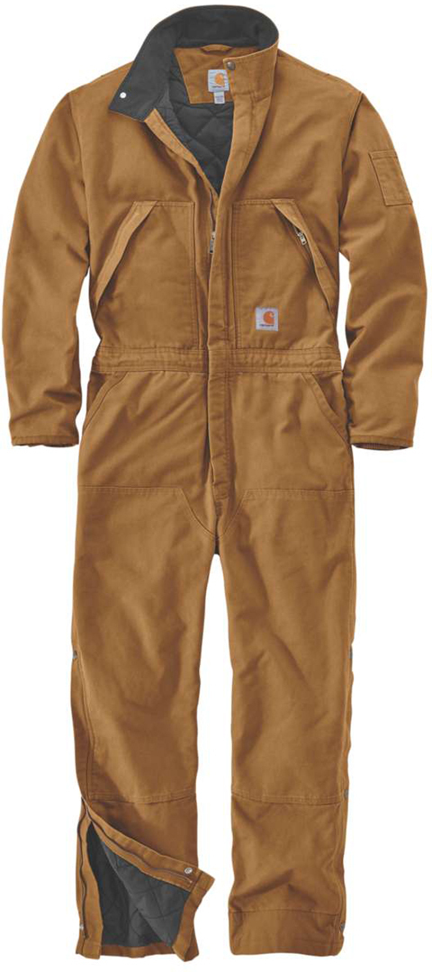 Image of Carhartt Washed Duck Insulated Grembiule, marrone, dimensione M