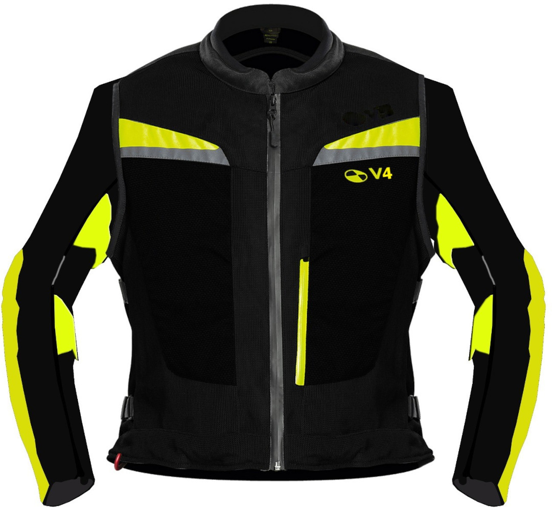 Motoairbag MAB v4.0 Airbag Jasje zwart XXL/XXXL 