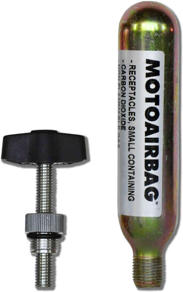 Motoairbag CO2 Cartridge opladen