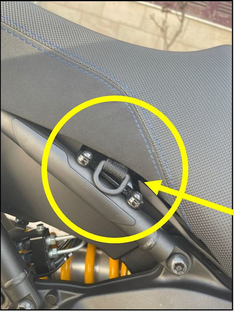 Motoairbag Fastlock Sangle de siège