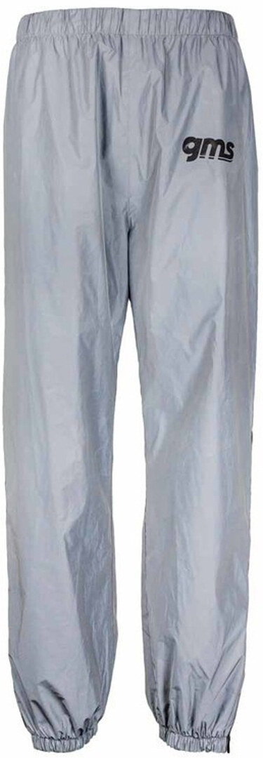 GMS Lux Motorcycle Rain Pants, grey, Size S, grey, Size S
