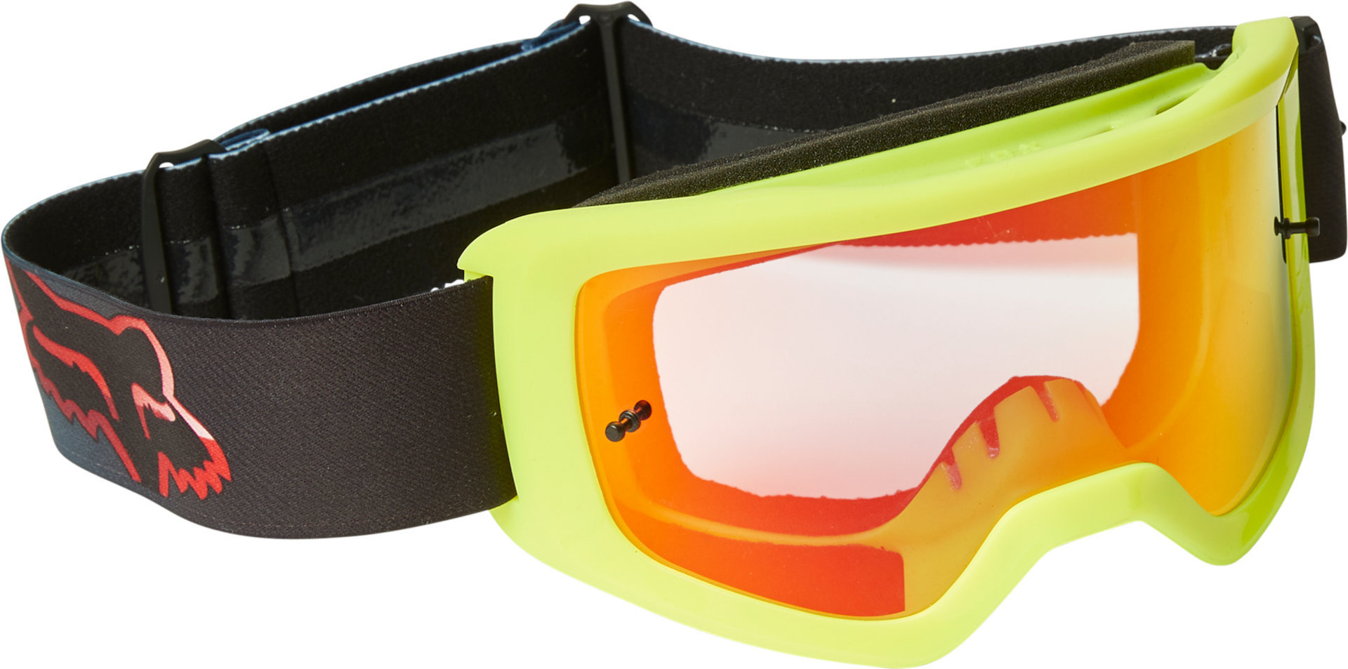 FOX Main Venz Spark Lunettes de motocross, rouge-jaune
