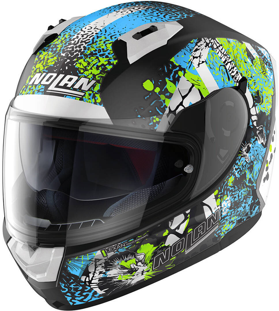 Nolan N60-6 Eufor Helmet, black-blue, Size 2XS, black-blue, Size 2XS