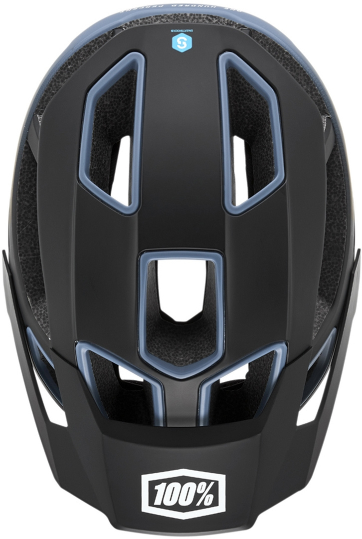 Side view of 100% Altec Bicycle Helmet, black for Men