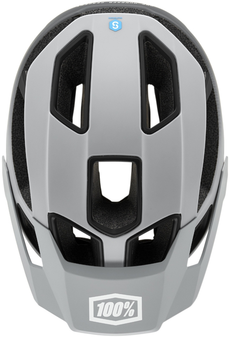 Side view of 100% Altec Bicycle Helmet, grey for Men