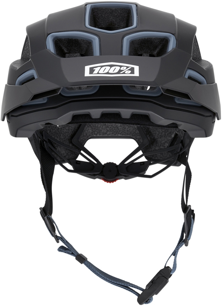 Side view of 100% Altec Bicycle Helmet, grey-blue for Men