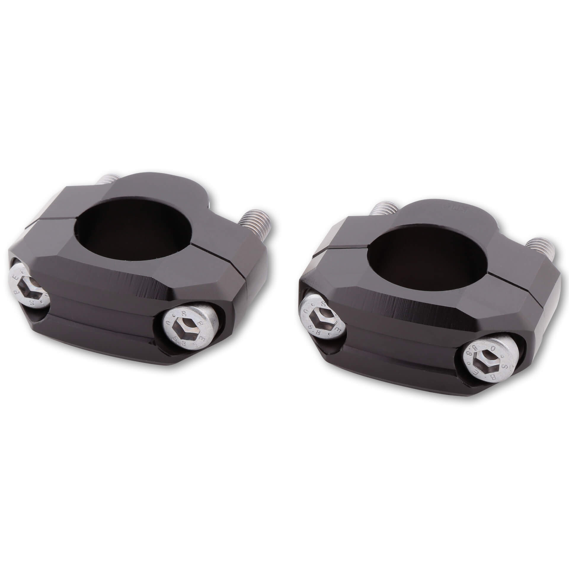 LSL Clamp kit KTM 125 Duke ,from Ø26.5 to Ø28.6mm, black, black