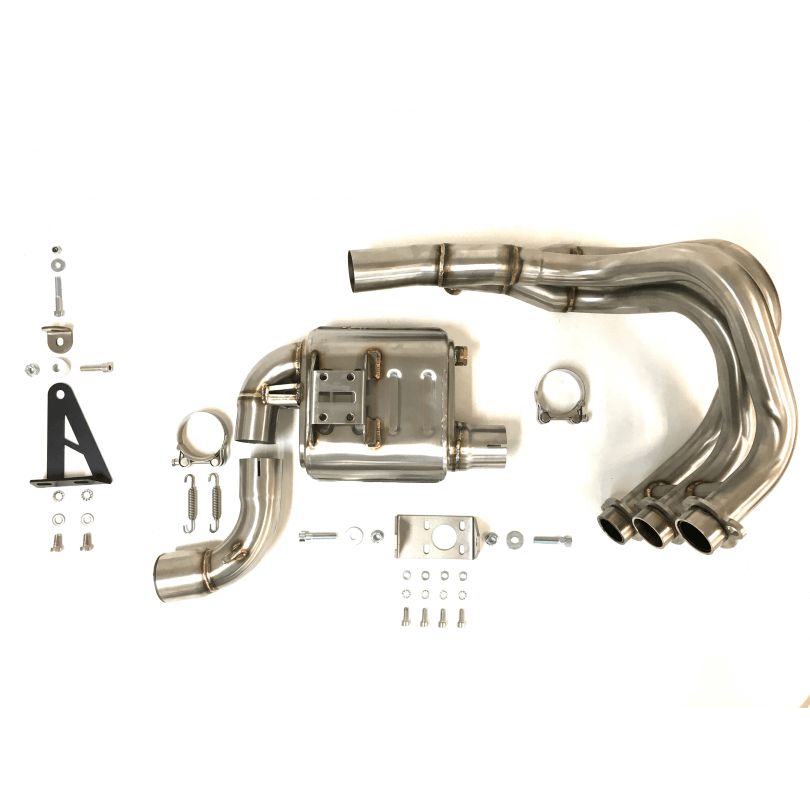 IXIL RB rostfritt stål svart komplett system Yamaha MT-09, 13-, XSR 900, 16-, Tracer 16-