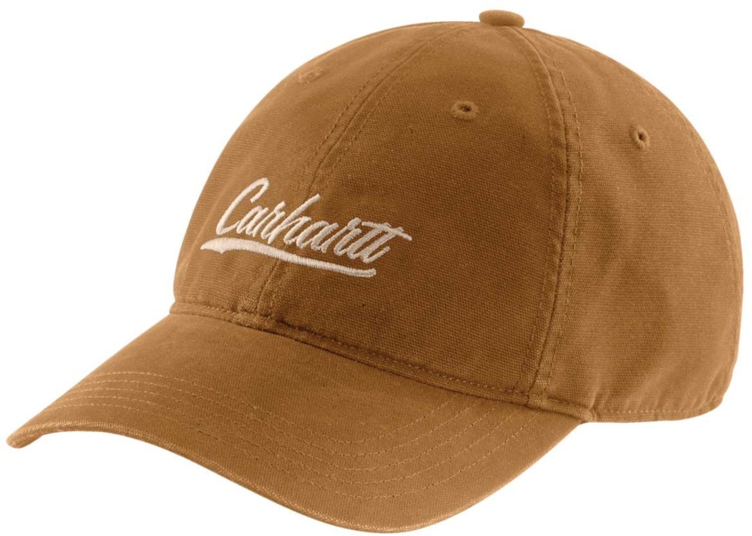 Carhartt Canvas Script Graphic Casquette dames, brun pour Femmes