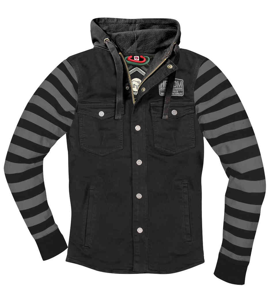 HolyFreedom Folsom Felpa con cappuccio con zip per moto