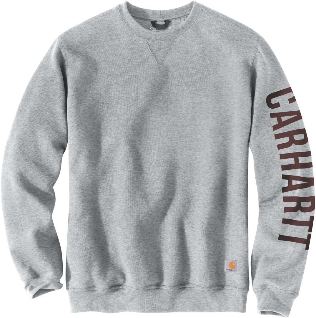 Image of Carhartt Crewneck Graphic Logo Pullover, grigio, dimensione L