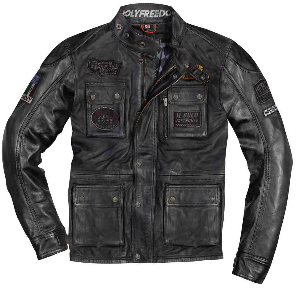 HolyFreedom Quattro Evolution Giacca in pelle moto