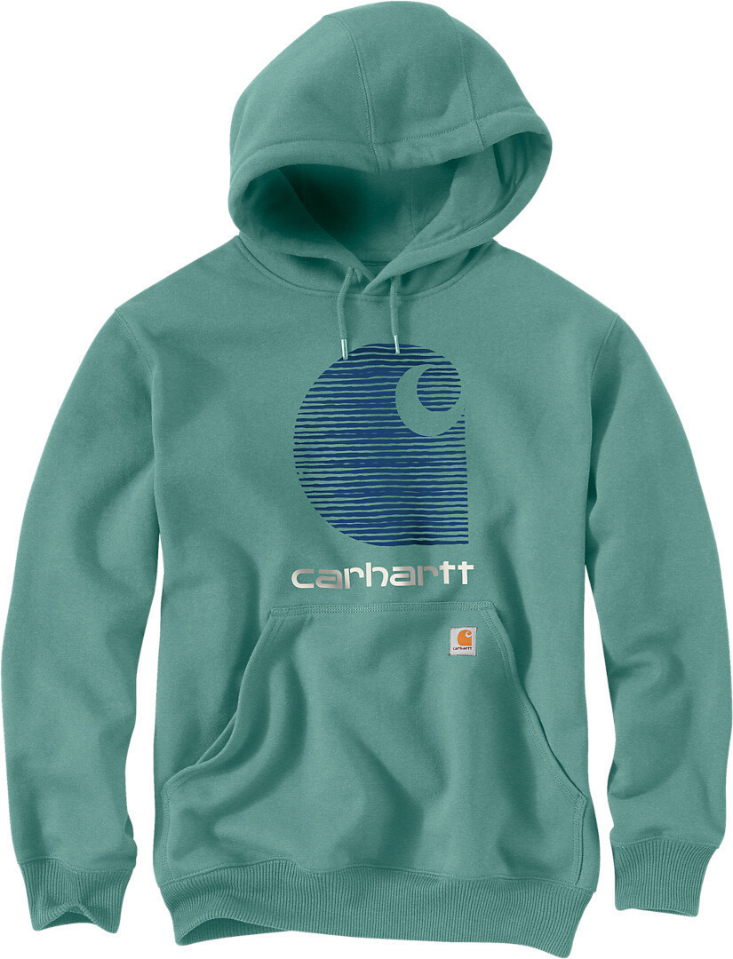 Carhartt Rain Defender C Logo Hoodie, groen, afmeting S