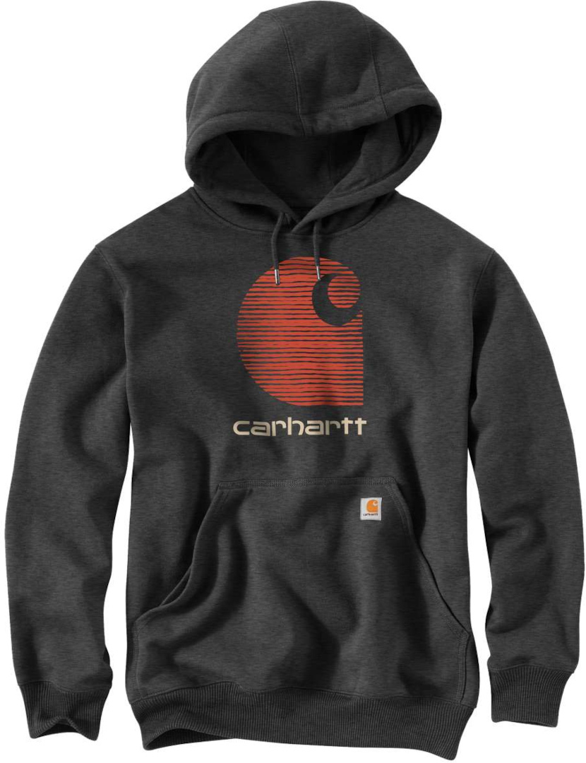 Carhartt Rain Defender C Logo Hoodie, grey, Size XL, grey, Size XL