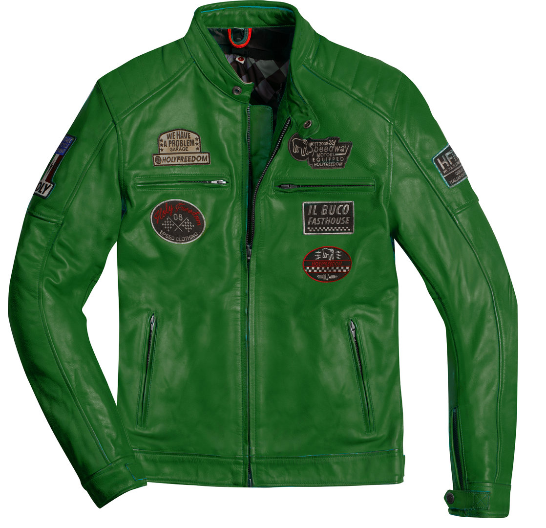 HolyFreedom Zero Evolution Motorcycle Leather Jacket - buy cheap FC-Moto
