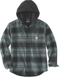 Carhartt Flannel Fleece Lined Hooded Skjorta