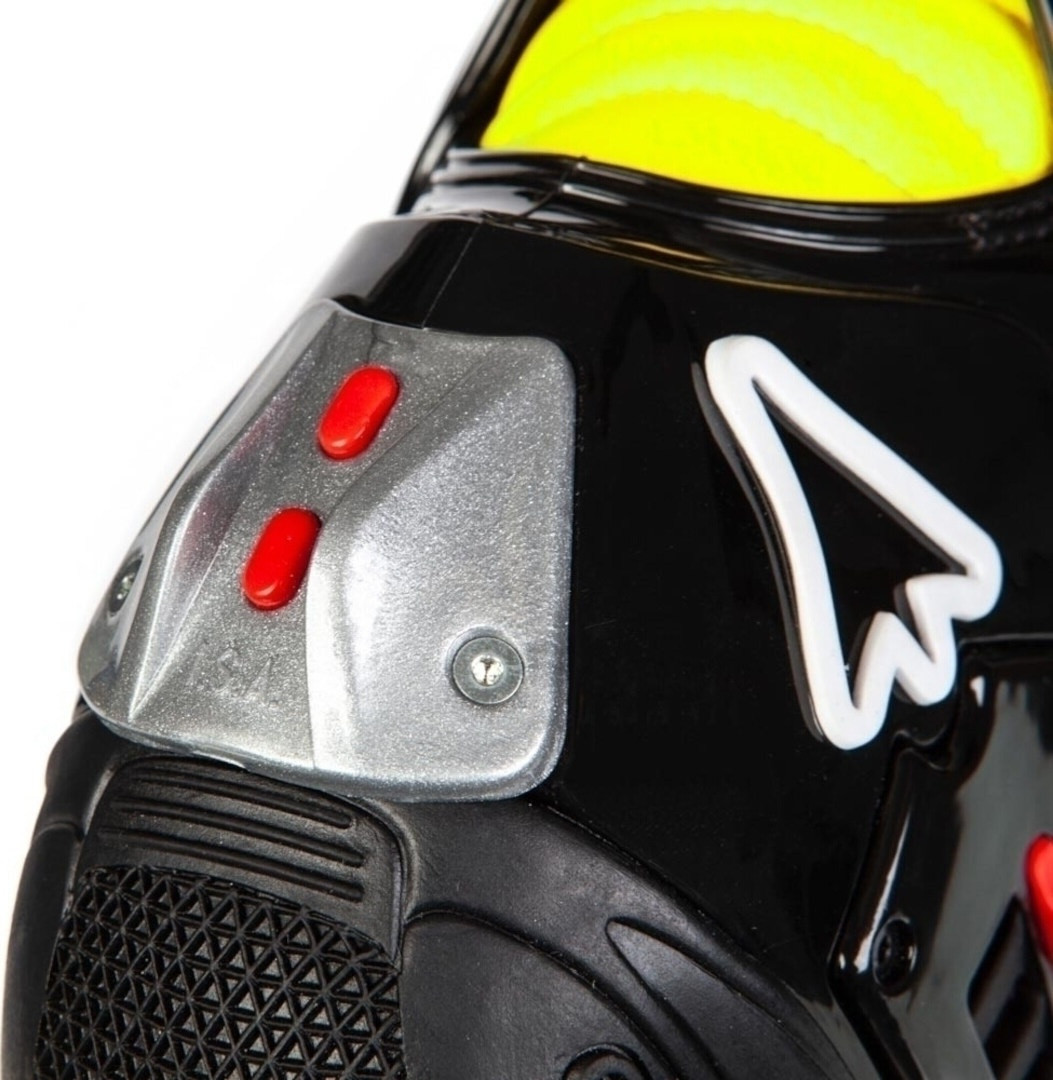 Side view of Stylmartin Stealth Evo Air Motorcycle Boots, black-yellow, Size 47 for Men
