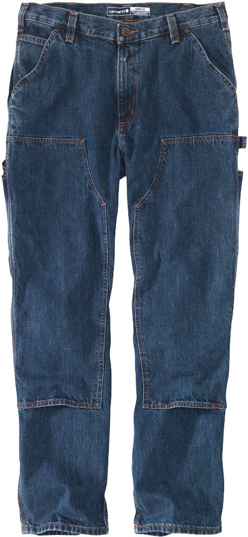 Carhartt Double-Front Logger Byxor, blå, storlek 38