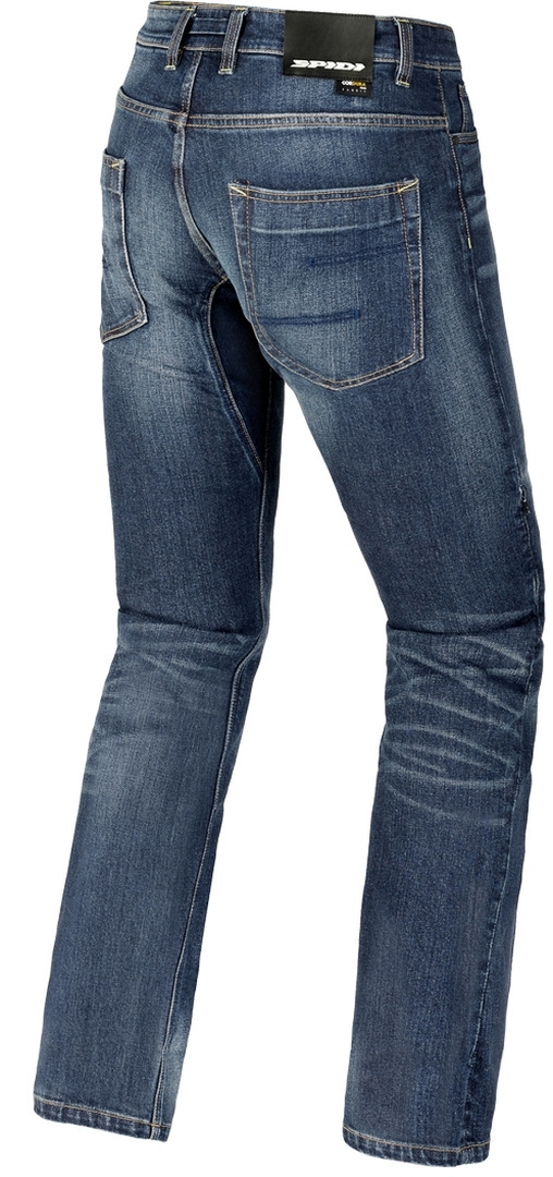 Side view of Spidi J-Tracker Tech Motorcycle Jeans, blue, Size 40 for Men