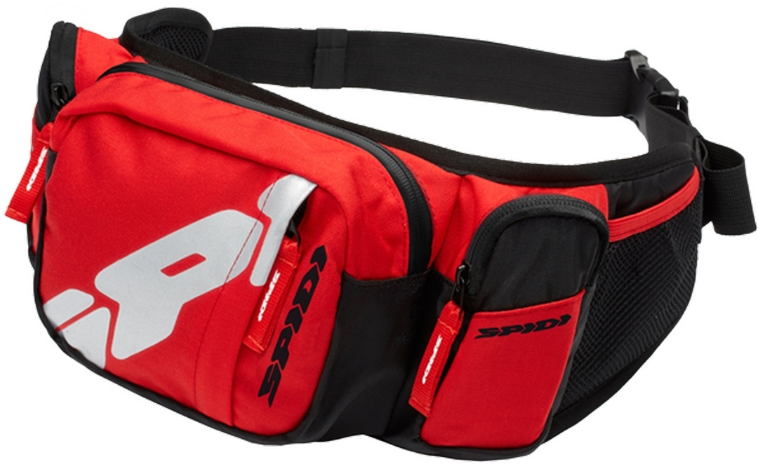 Spidi 3.0 Gürteltasche, weiss-rot, Größe 0-5l, weiss-rot, Größe 0-5l