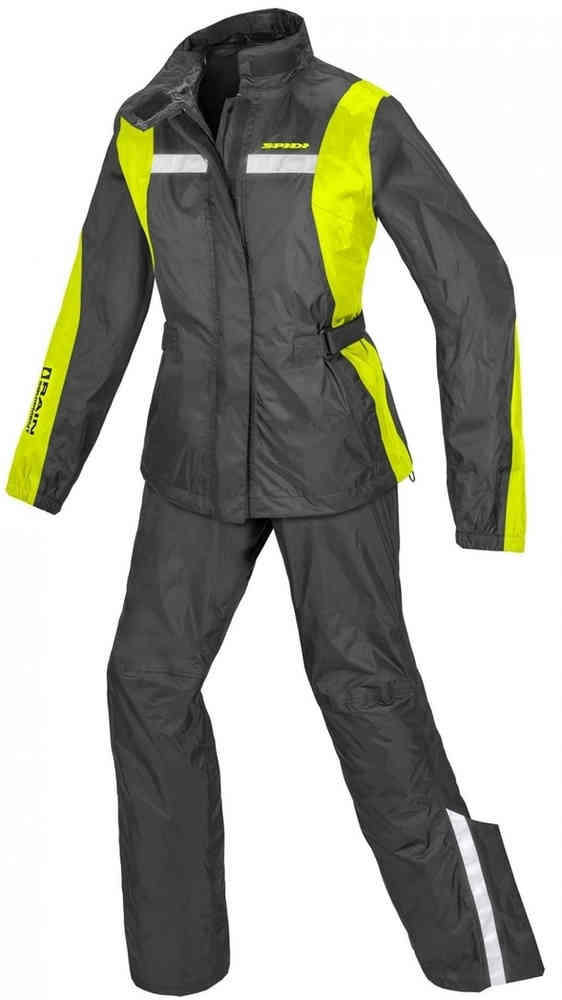 Spidi Touring Rain Kit Traje de lluvia de motocicleta para damas de dos piezas