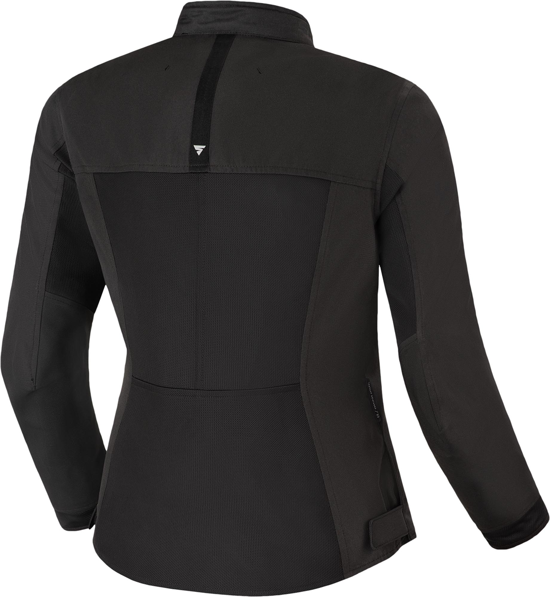 Side view of SHIMA Openair Ladies Motorcycle Textile Jacket, black, Size 2XL for Women