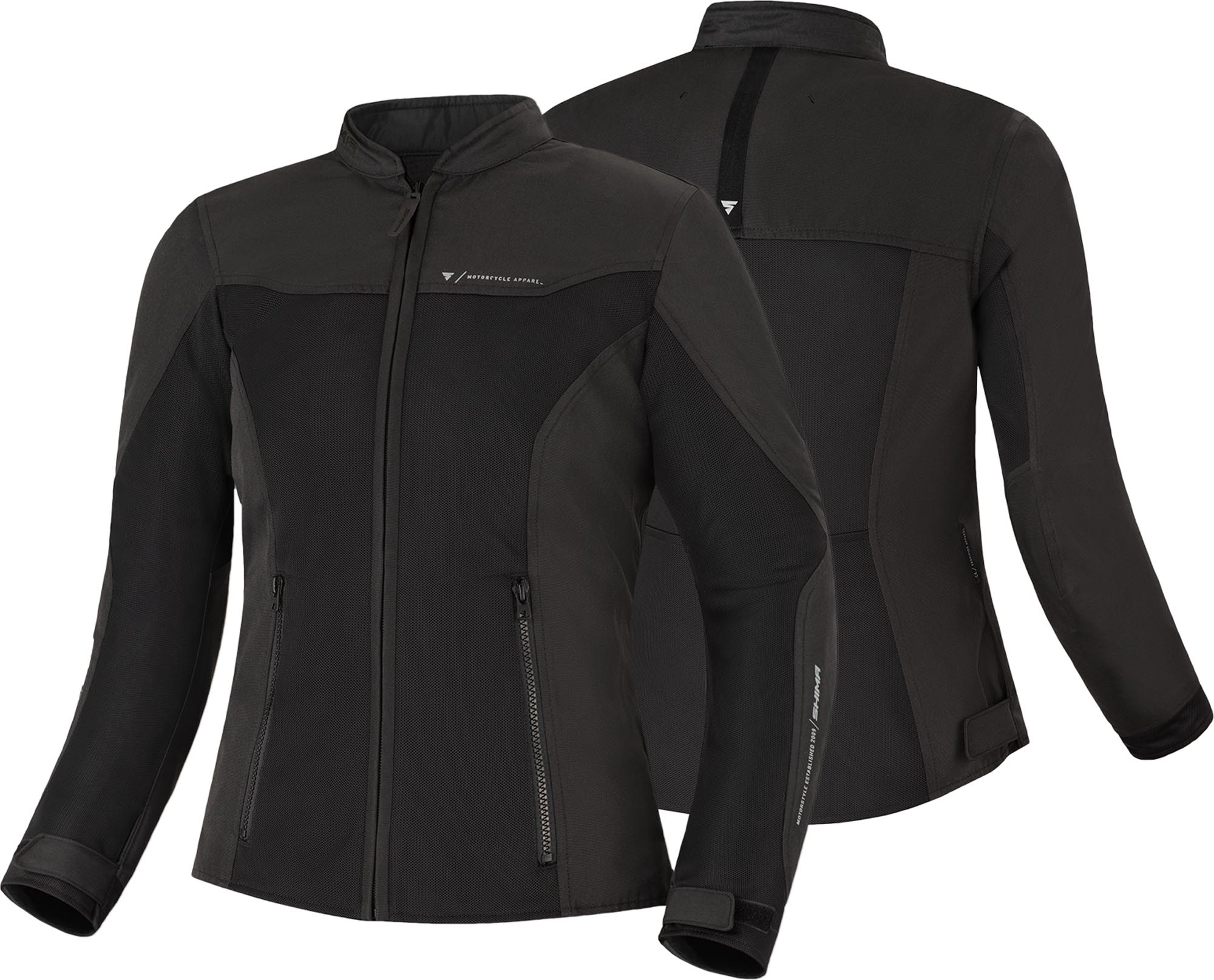 Side view of SHIMA Openair Ladies Motorcycle Textile Jacket, black, Size 2XL for Women