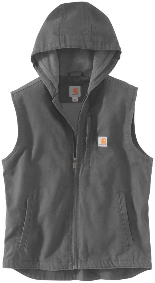 Carhartt Washed Duck Knoxville Vest, grey, Size S, S Grey unisex