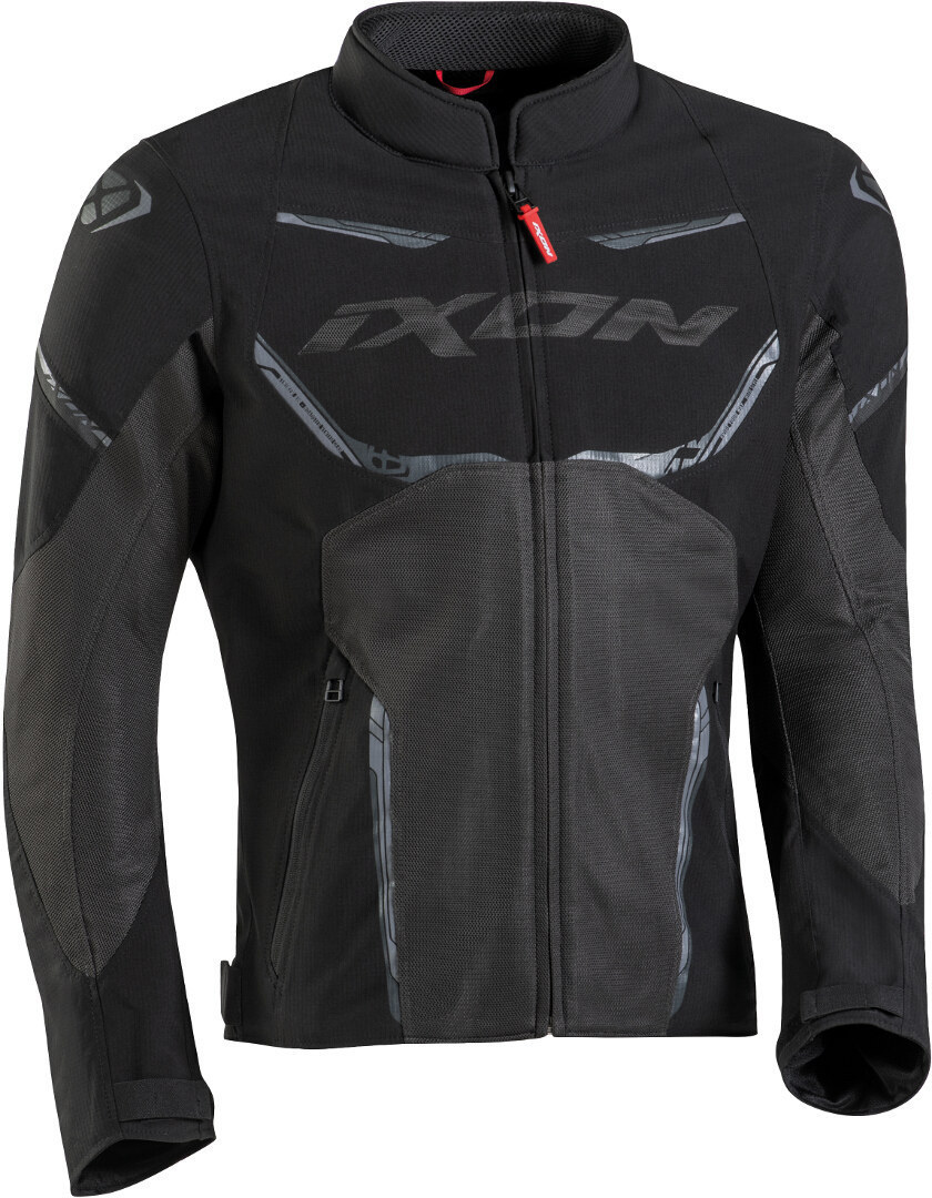 Ixon Striker Air Motorcycle Textile Jacket, black-grey, Size S, black-grey, Size S
