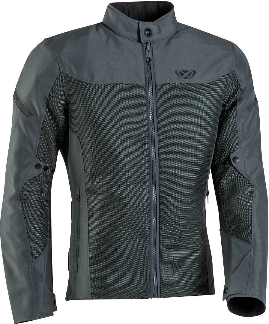 Ixon Fresh Motorcycle Textile Jacket, green-brown, Size S, green-brown, Size S