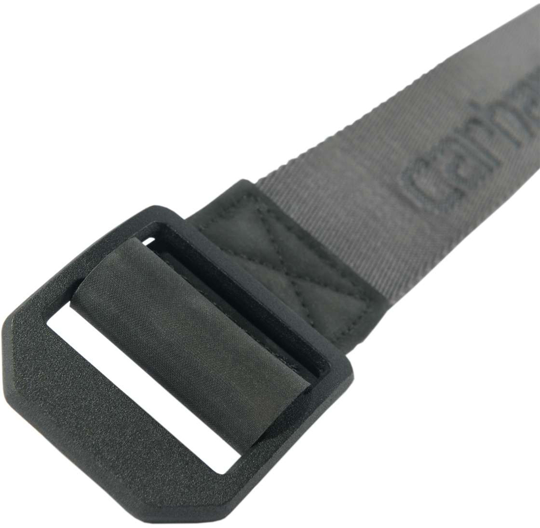 Side view of Carhartt Nylon Webbing Ladder Lock Belt, grey, Size L for Men