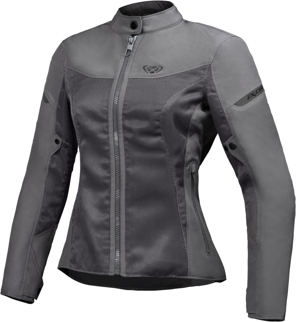 Ixon Fresh Damer Motorcykel Textil Jacka, grå, storlek 2XL för kvinnor