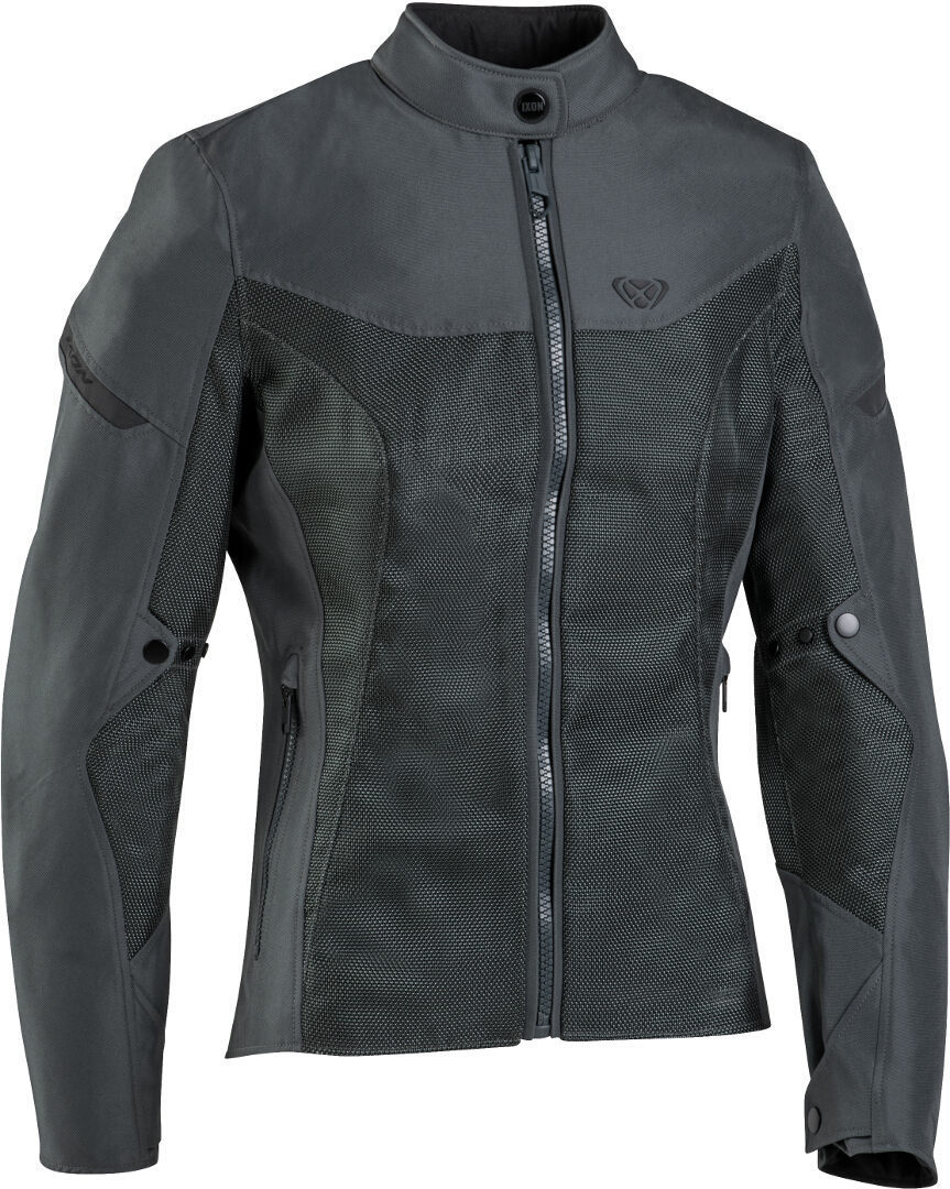 Ixon Fresh Damer Motorcykel Textil Jacka, grön-brun, storlek M för kvinnor