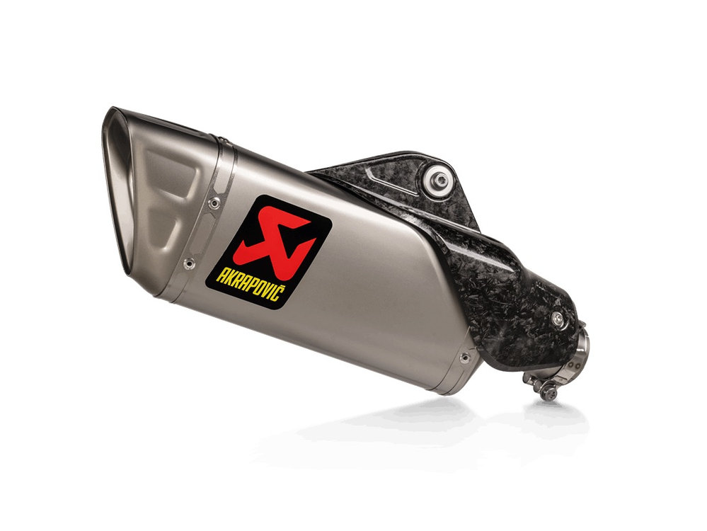 Akrapovic Slip-On Lijn Titanium Achterdemper