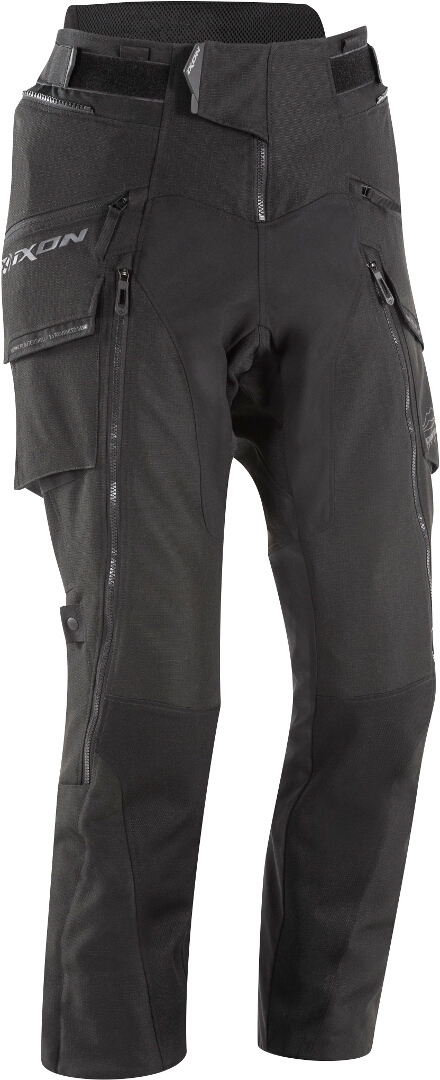 Ixon Ragnar Short Motorcycle Textile Pants, black, Size S, black, Size S