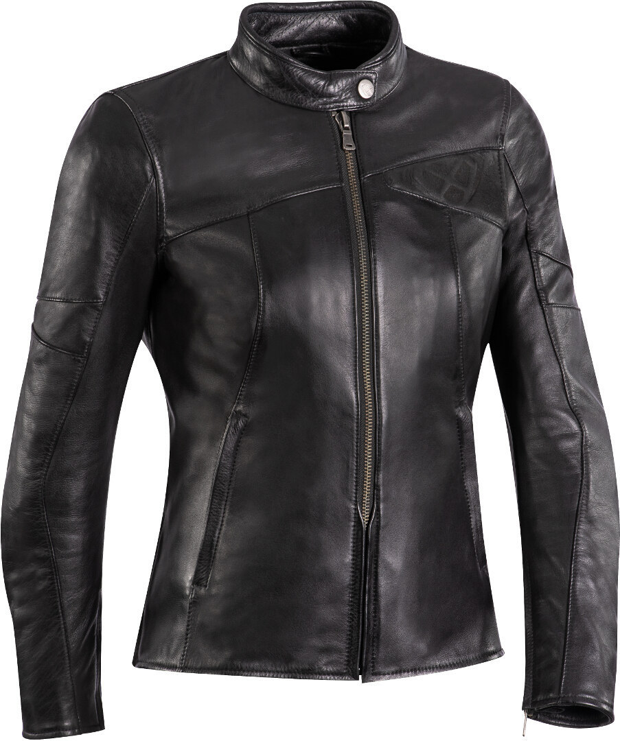 Ixon Cranky Ladies Motorcycle Leather Jacket, black, Size XS for Women, black, Size XS for Women