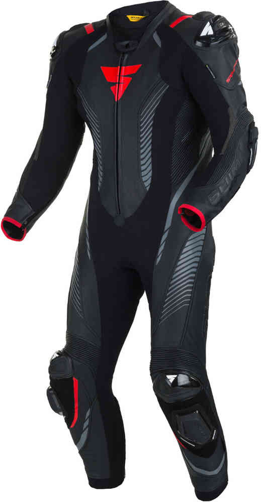 One piece leather motorcycle suit top