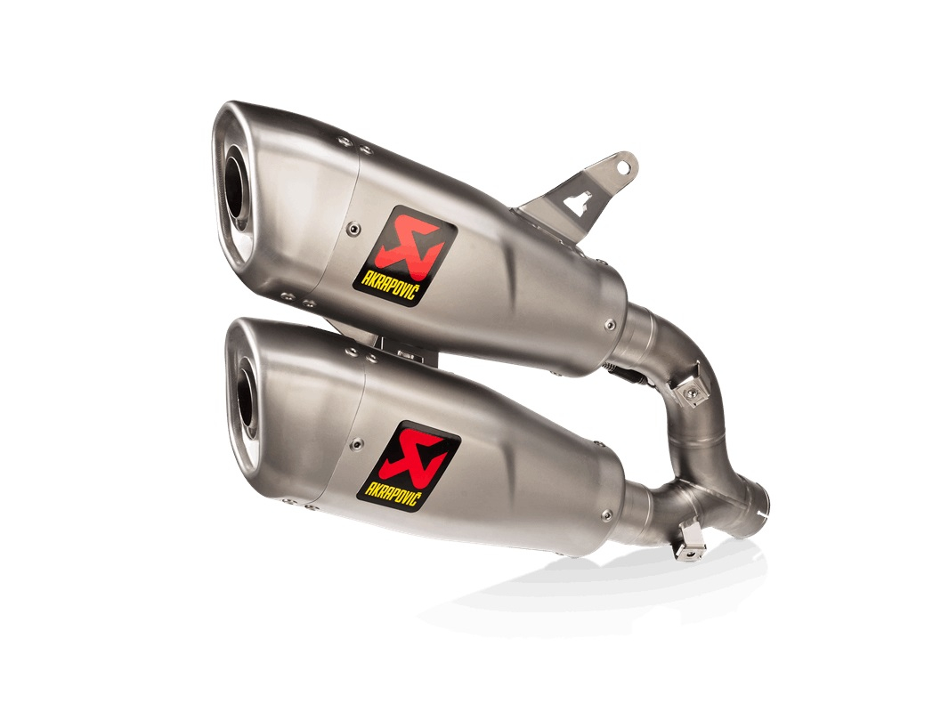 Akrapovic Slip-On Line Titanium Tytanowy tłumik, srebrny