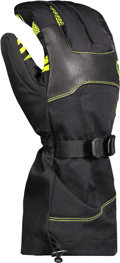 Scott Cubrick Snowmobile Gloves, black-green, Size S, black-green, Size S