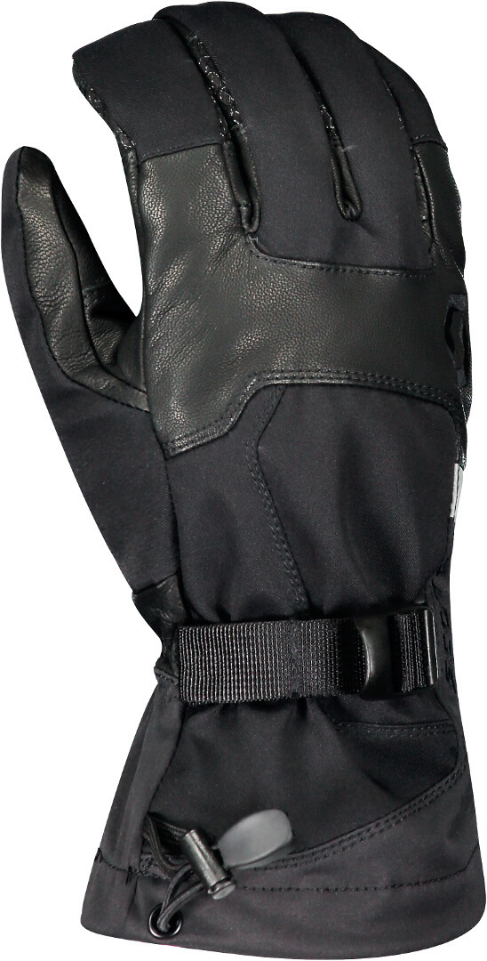 Scott Short Cubrick Snowmobile Gloves, black, Size S, black, Size S