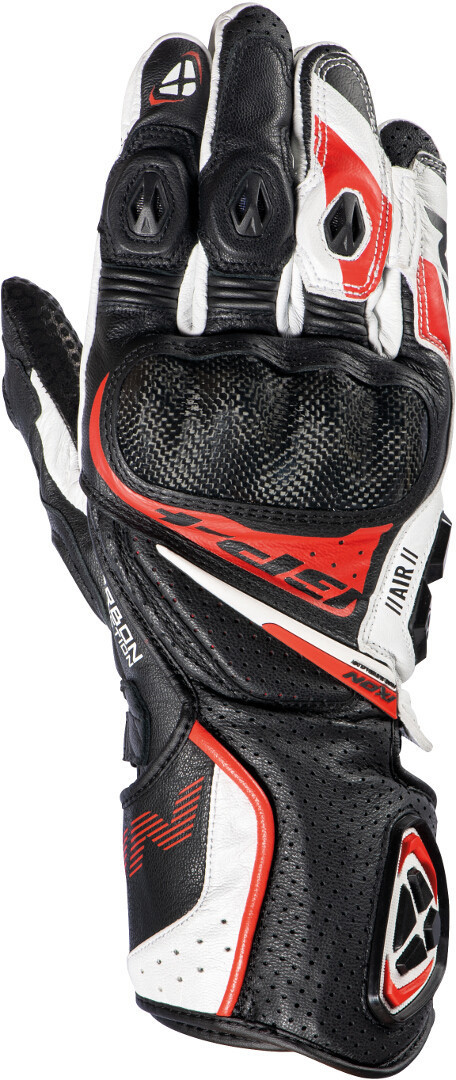 Ixon GP4 Air Motorcycle Gloves, black-white-red, Size XS, black-white-red, Size XS