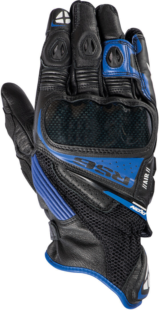 Ixon RS6 Air Motorcycle Gloves, black-white-blue, Size S, black-white-blue, Size S