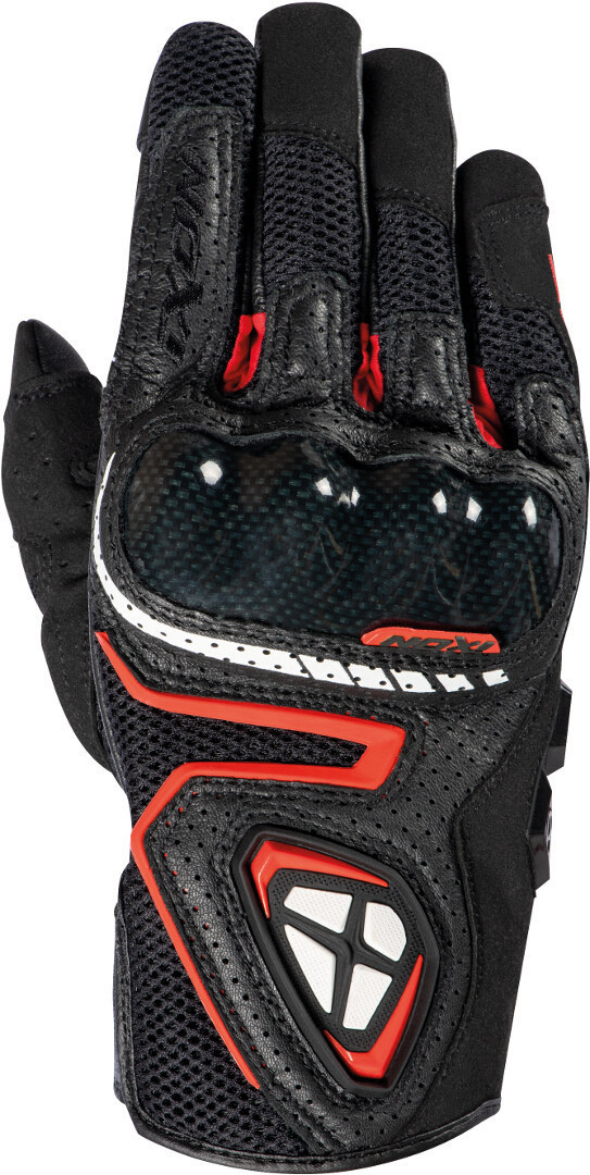 Ixon RS5 Air Motorcycle Gloves, black-red, Size S, black-red, Size S
